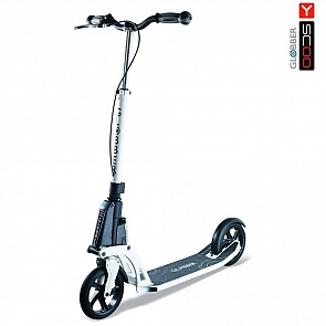 Самокат Y-Scoo Globber My Too 180 Automatic by Kleefer со складным механизмом, белый (Y-Scoo Globber, 5500rt)